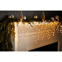 Guirlande de 150 lumières étoilées Noma à piles, blanc chaud Front_Angled_Right