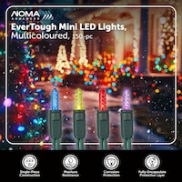 NOMA Advanced EverTough Multicoloured Mini LED Lights, 150-pc Composite_or_Mixed