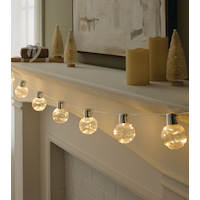 CANVAS Outdoor Plastic Cluster Globe String Lights, 6-cm CloseUp