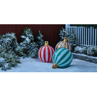 For Living Outdoor Inflatable Ornaments with Pump, 3-pk Composite_or_Mixed