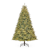 NOMA Pre-Lit Indoor Taylor Twinkle Christmas Tree, 3500 Micro-Brite LED Lights, 7-ft Front_Flat