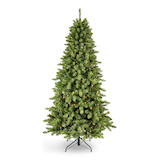 Arbre de Noël illuminé épinette Wesley NOMA, 450 lumières scintillantes à DEL Micro-Brite, 7 pi Front_Flat