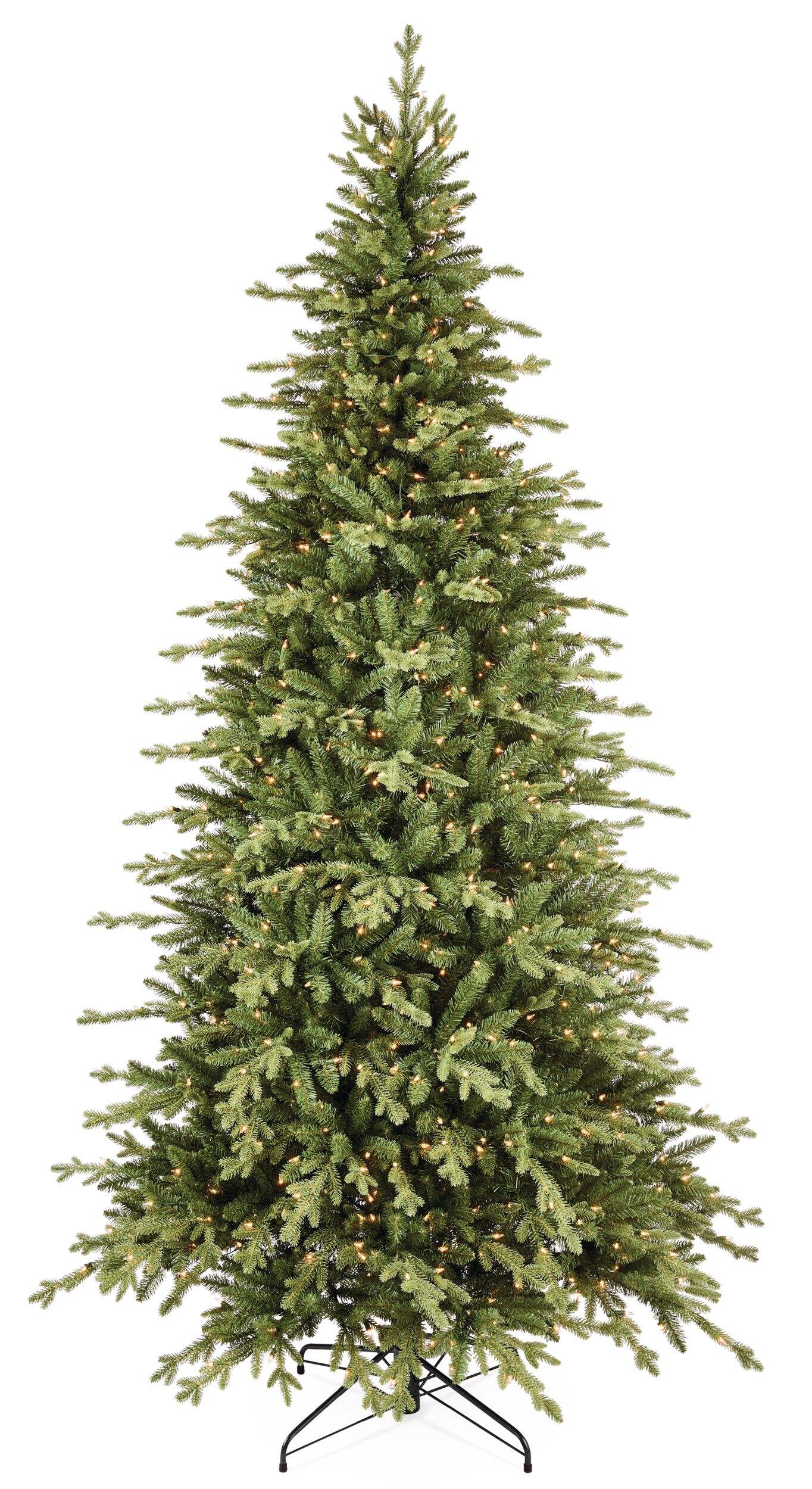 CANVAS Pre-Lit Elgin Christmas Tree, 1000 Warm White LED Lights, 9-ft Front_Flat
