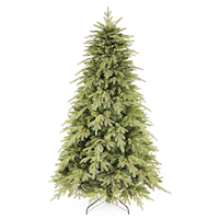 CANVAS Pre-Lit Adeline Downswept Christmas Twinkle Tree, 500 Warm White LED Lights, 7-ft Front_Flat
