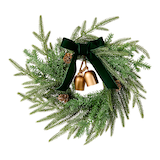 Mini couronne à verdure CANVAS, 10 po Front_Flat