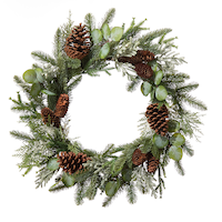 Couronne mixte en polyéthylène chatoyante CANVAS, 24 po