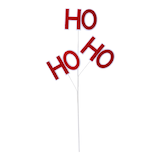 CANVAS Spray Holiday Decoration, HOHOHO Front_Flat