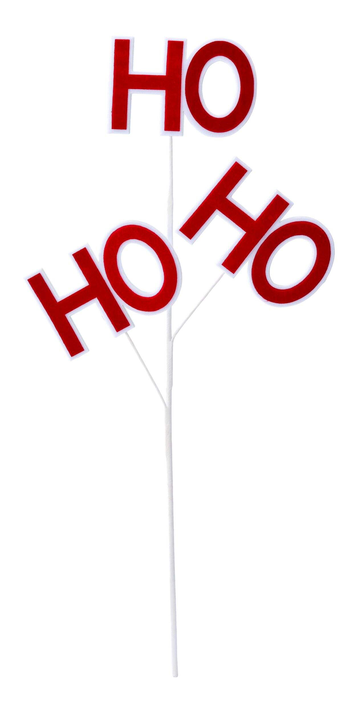 CANVAS Spray Holiday Decoration, HOHOHO Front_Flat