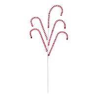 CANVAS Spray Holiday Decoration, Large Fabric Candy Canes