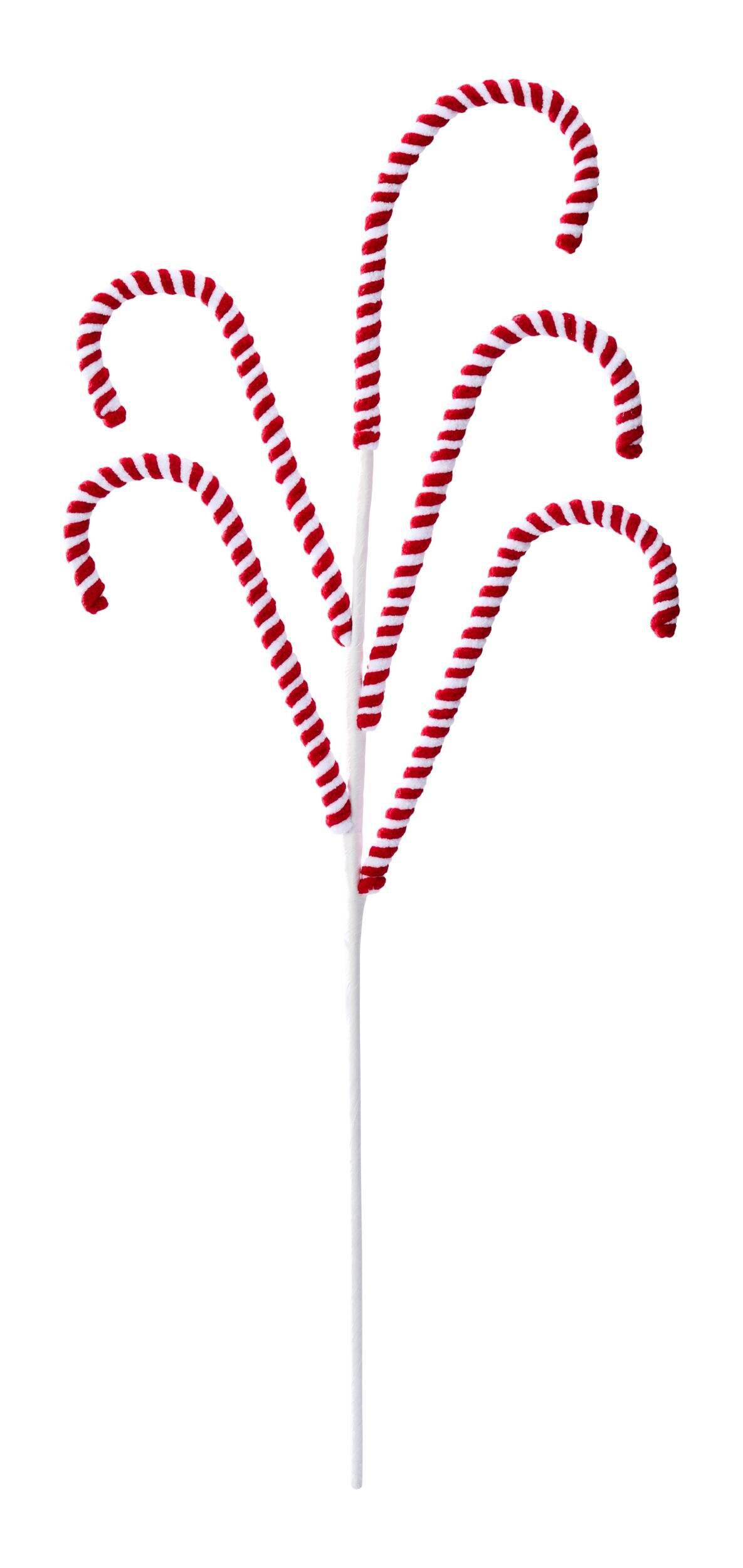 Gerbe, grandes cannes en bonbon en tissu CANVAS Front_Flat