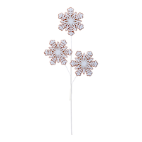 CANVAS Spray Holiday Decoration, Gingerbread Snowflakes