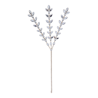 CANVAS Pick Holiday Decoration with Jewelled Leaves, 16-in