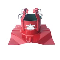 Santa Solutions Supreme Heavy Duty Metal Tree Stand with 5-L Water Reservoir, Up to 11-ft Real Trees