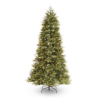 CANVAS Piedmont - Sapin de Noël illuminé avec support, 1 000 ampoules DEL Micro-Brite, 7,5 pi Front_Flat
