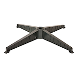 Artificial Plastic Christmas Tree Stand, Easy Set Up, Up to 7.5-ft Tall, Green Front_Elevated