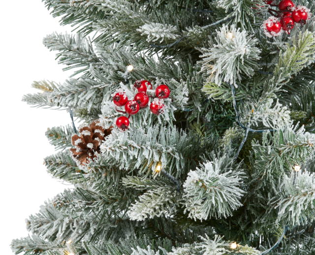 NOMA PreLit Frosted Berry Potted Tree, 4ft Canadian Tire
