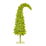 For Living Pre-Lit Indoor Crumpit Christmas Tree, 110 LED Lights, 4.5-ft Front_Flat