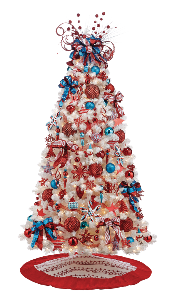 NOMA PreLit Claremont White Pine Christmas Tree, 7ft Canadian Tire