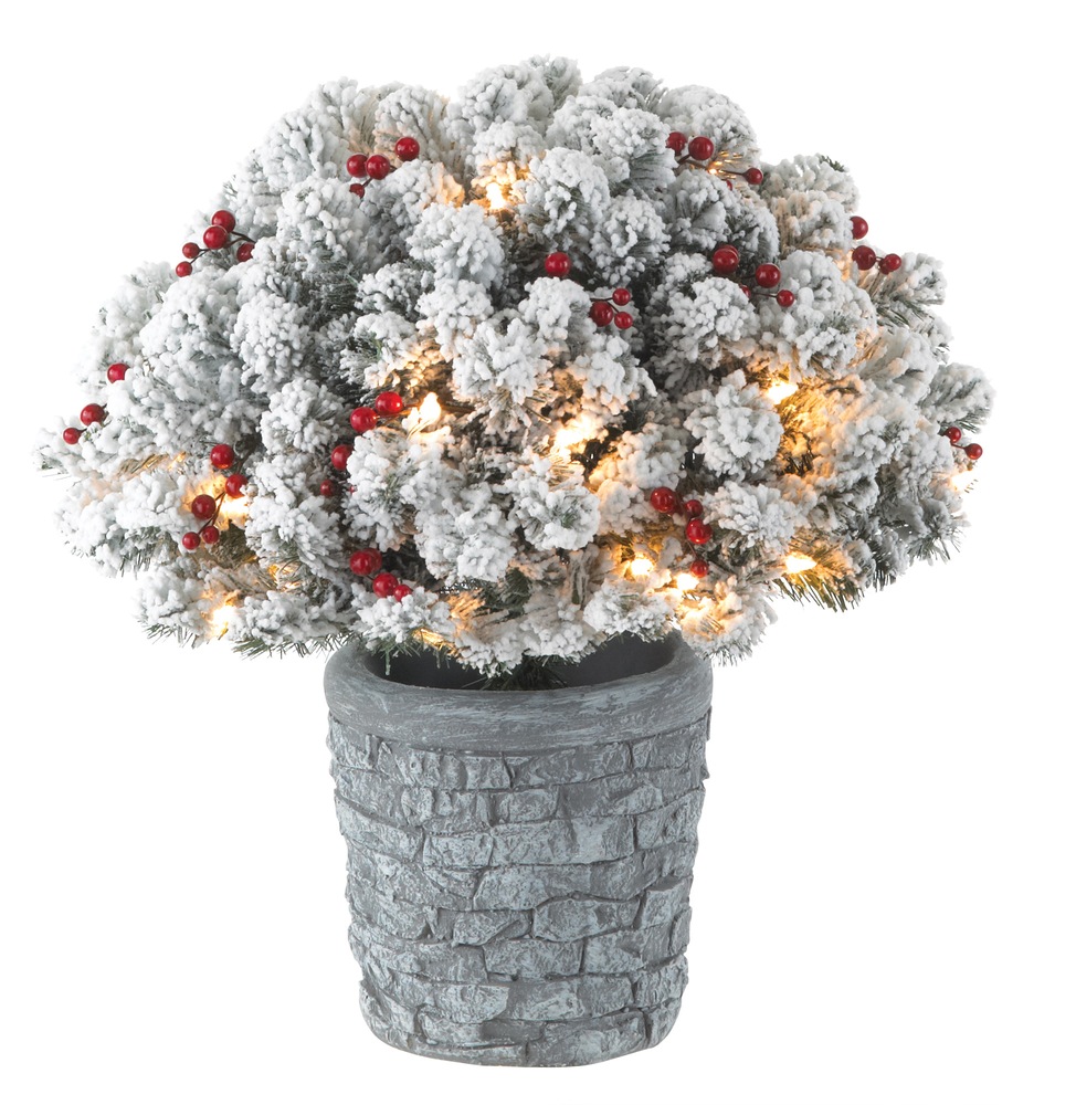 Couronne et topiaire en pot illuminées NOMA, 2 pces Canadian Tire