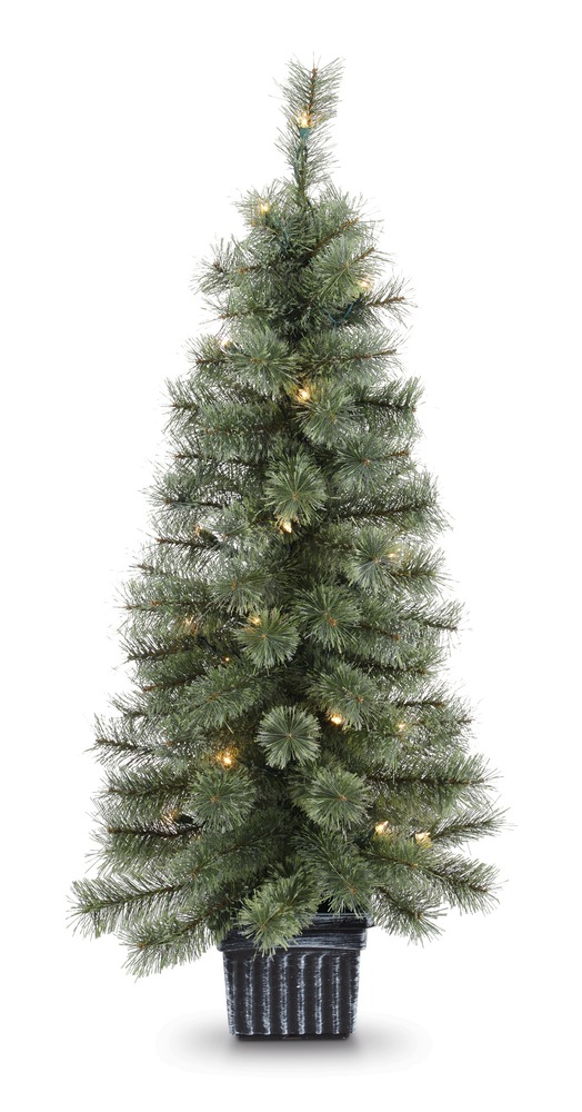 NOMA PreLit Cashmere Potted Trees, 3.5ft, 2pc Canadian Tire