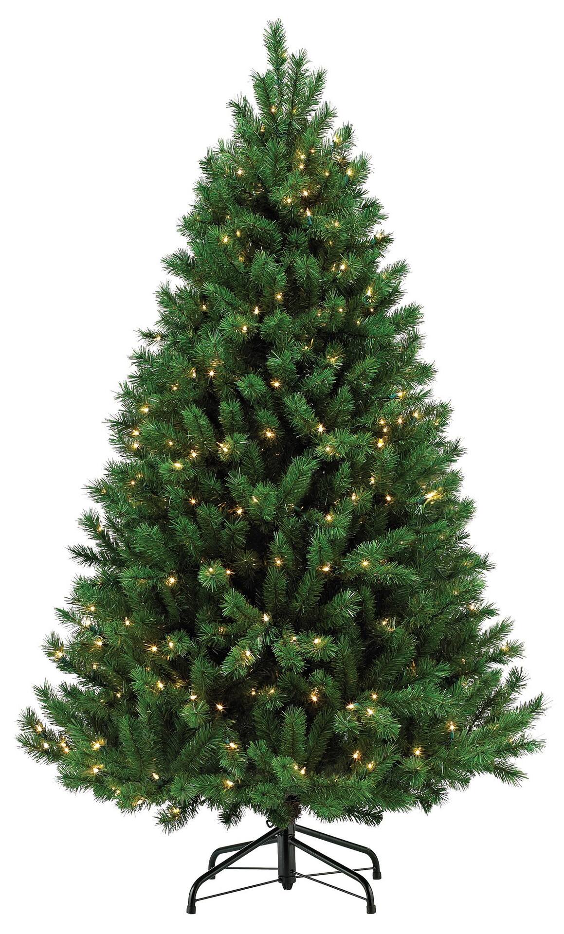 Holiday Collections Pre Lit Pine Christmas Tree 6.5 ft