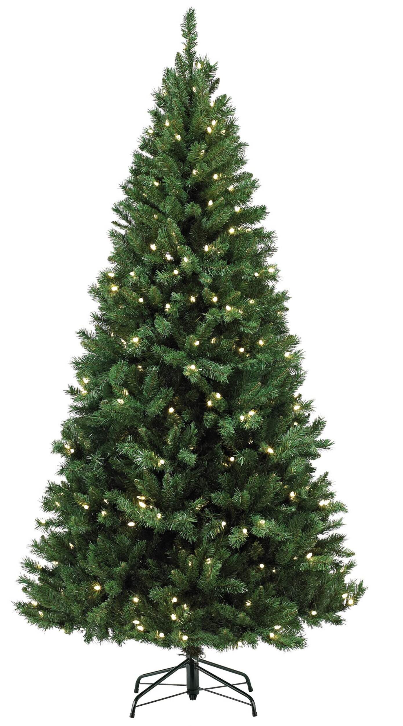 NOMA Pre-Lit LED C3 Douglas Pine Christmas Tree, 7.5-ft Front_Flat