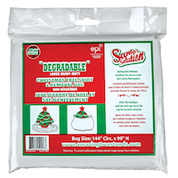 Santa Solution Biodegradable Christmas Tree Skirt and Bag