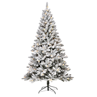 NOMA Cypress Pre-Lit Christmas Tree, 7-ft Front_Flat