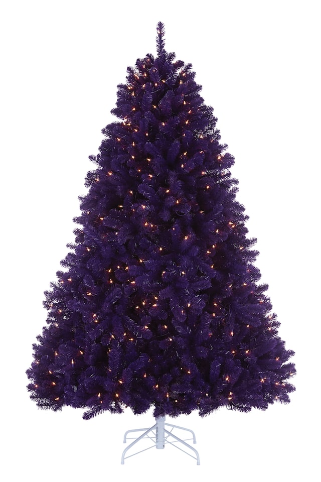 NOMA Purple Pre-Lit Christmas Tree, 6.5-ft | Canadian Tire