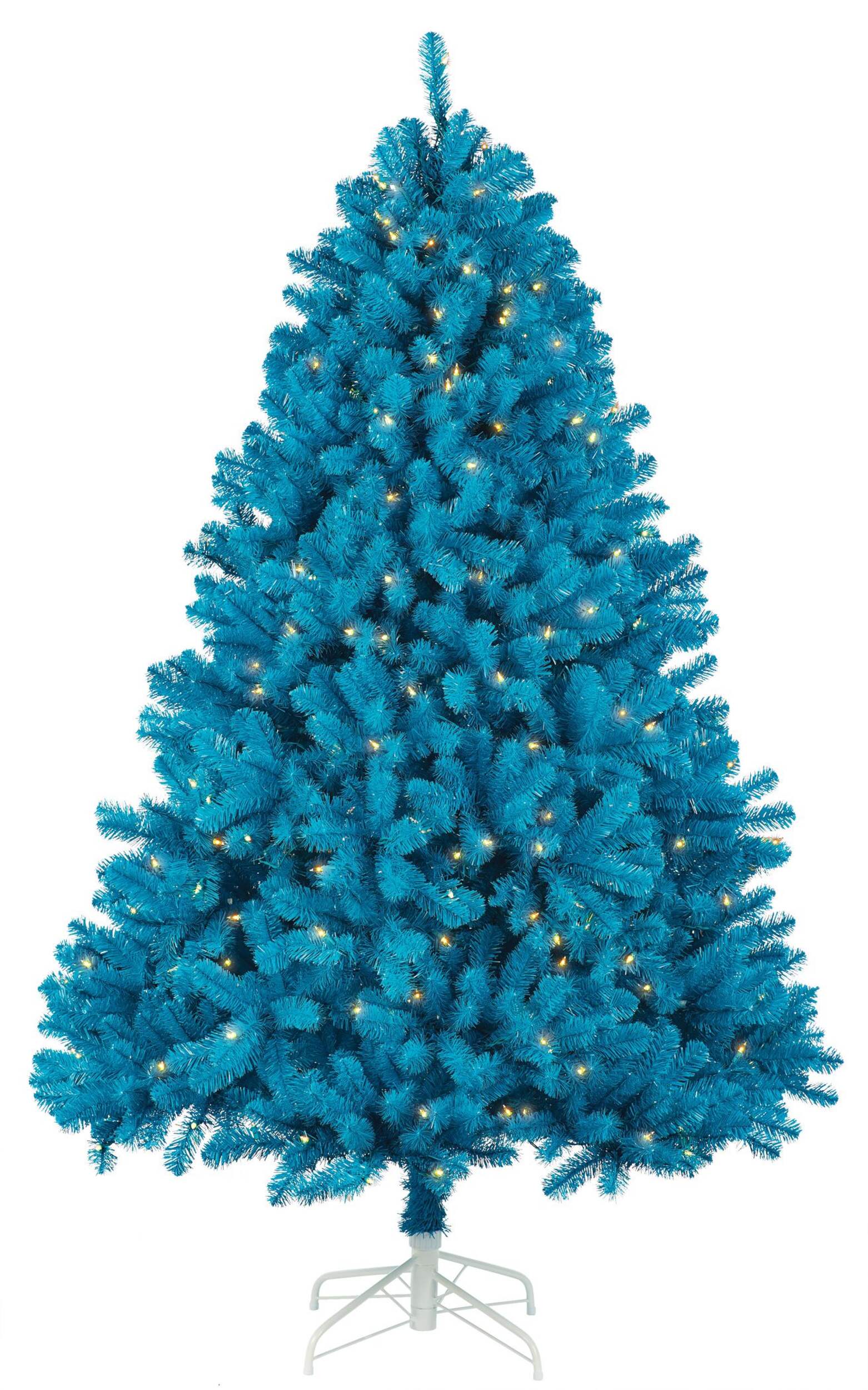 NOMA Aqua Pre-Lit Christmas Tree, 6.5-ft Front_Flat