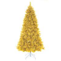 NOMA Tinsel Pre-Lit Christmas Tree, 7-ft Front_Flat