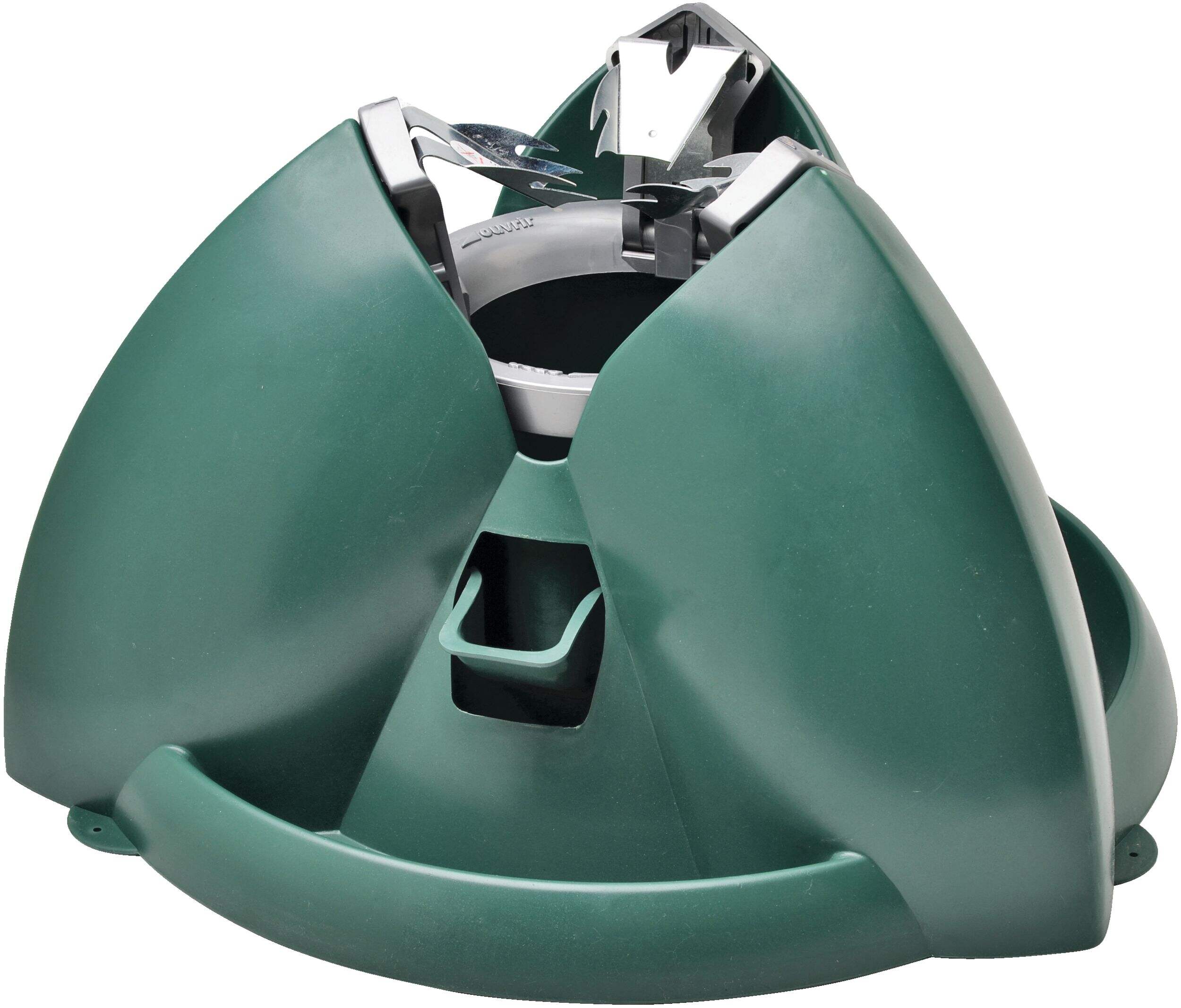 Noma Christmas Tree Quick Stand with 6L Water Reservoir, Easy Set Up, Up to 11-ft Real Trees Front_Angled_Left
