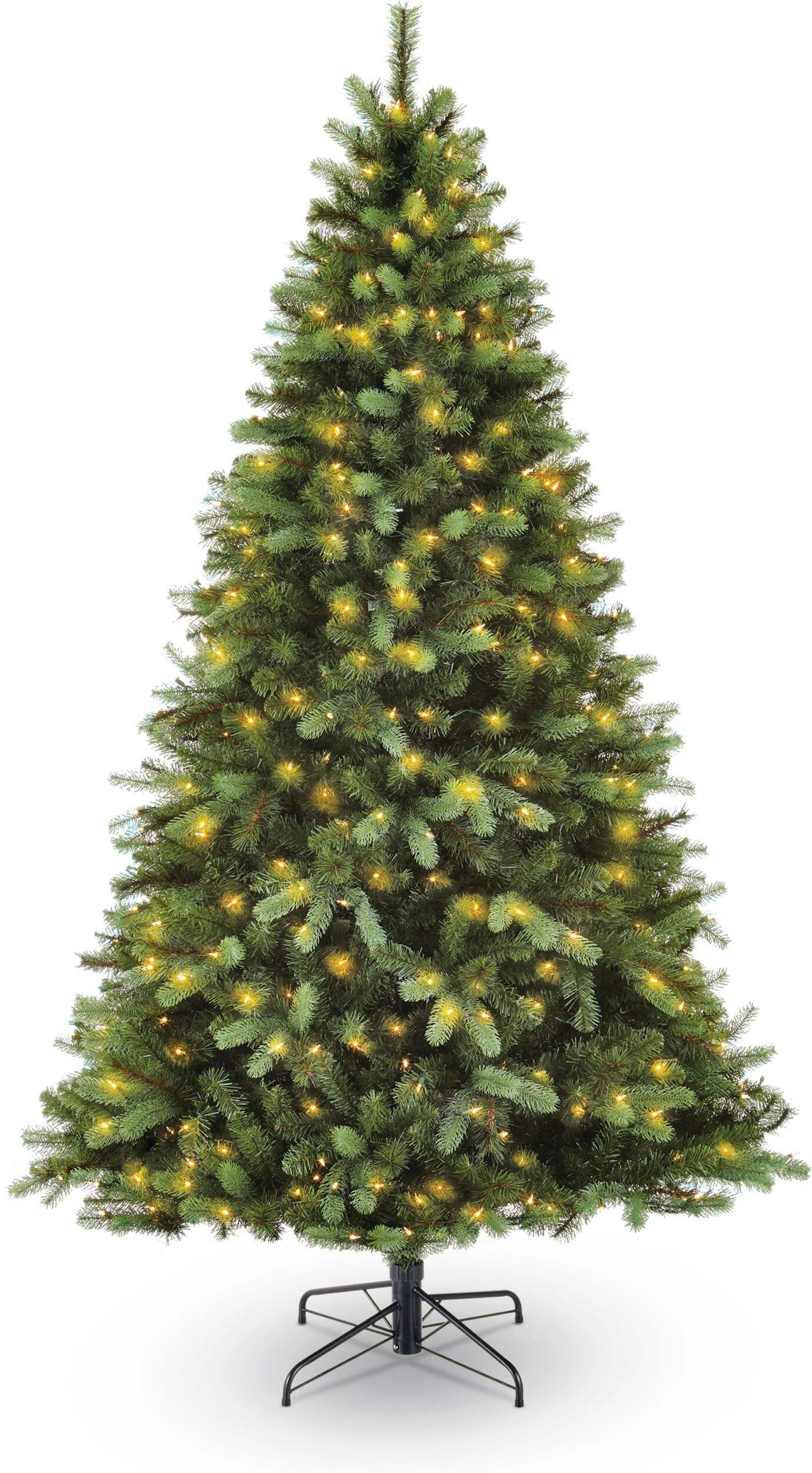 NOMA Pre-Lit King Christmas Tree, 7.5-ft Front_Flat