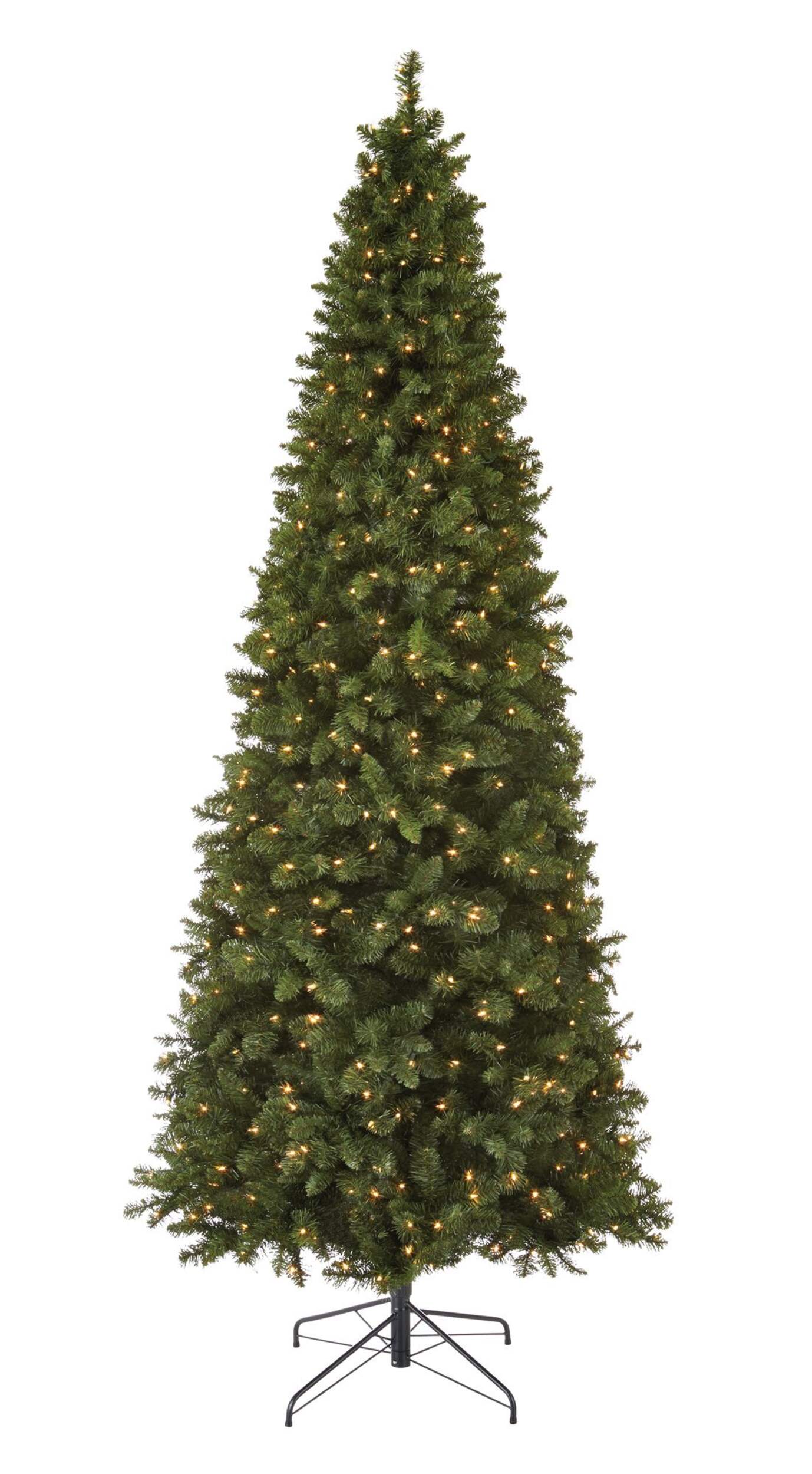 NOMA - Sapin de Noël étroit illuminé, 9 pi Front_Flat