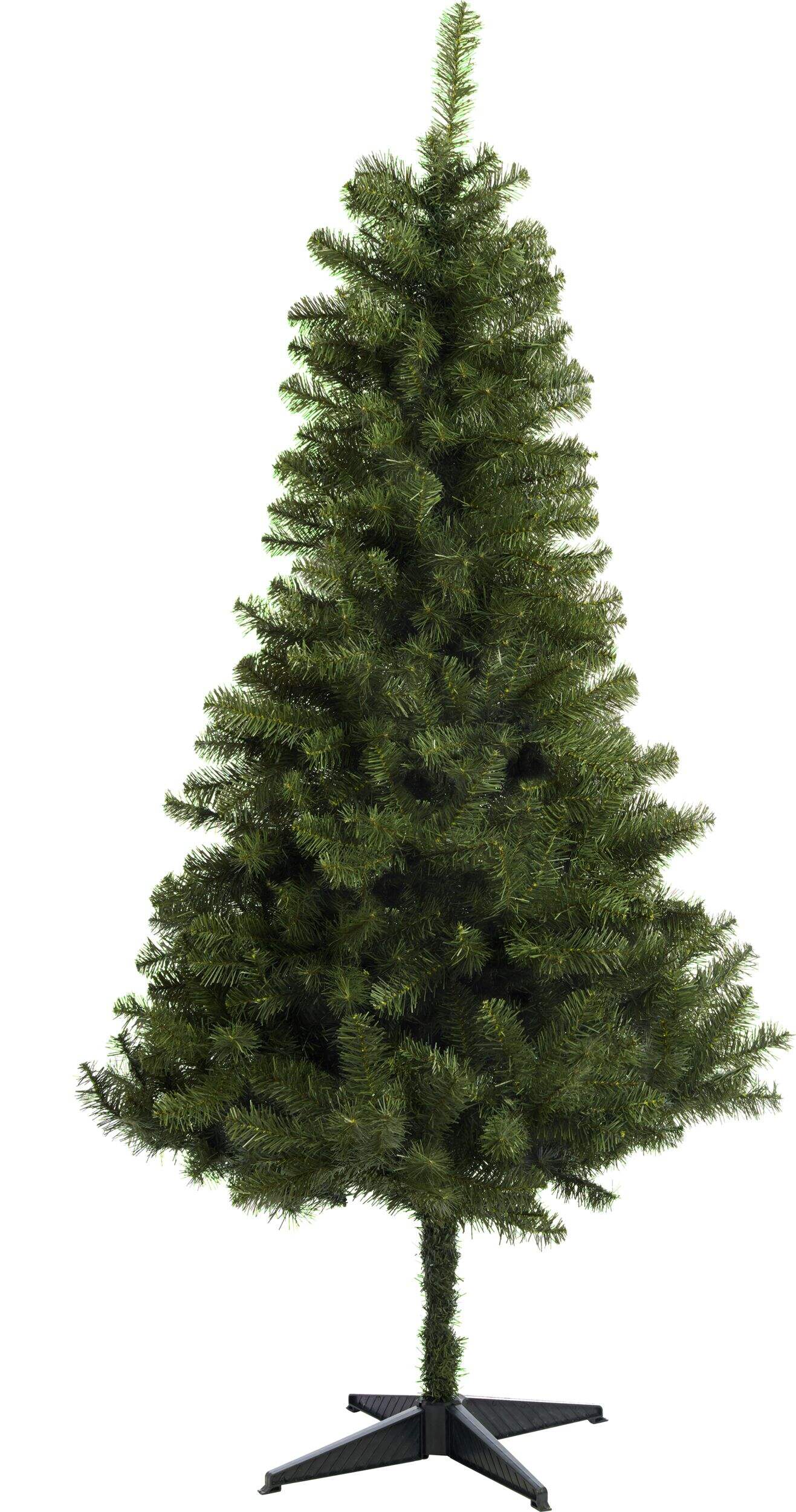 For Living Un-Lit Mercier Christmas Tree with Tree Stand, 6-ft Front_Flat