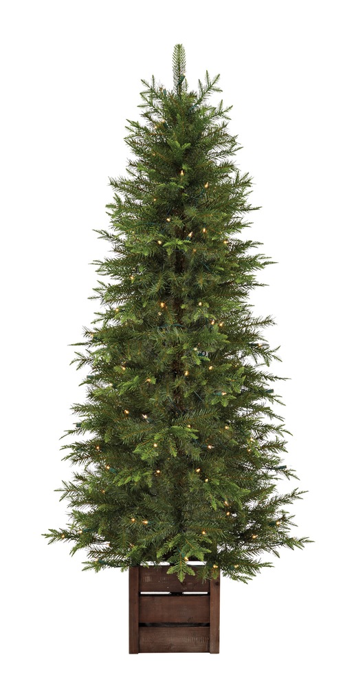 CANVAS PreLit Bromley Fir Potted Christmas Tree, 6ft Canadian Tire