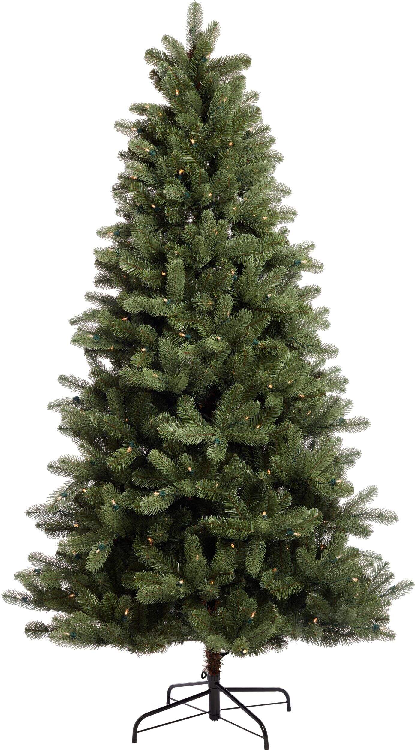 NOMA Pre-Lit Hudson Spruce Tree, 6.5-ft Front_Flat