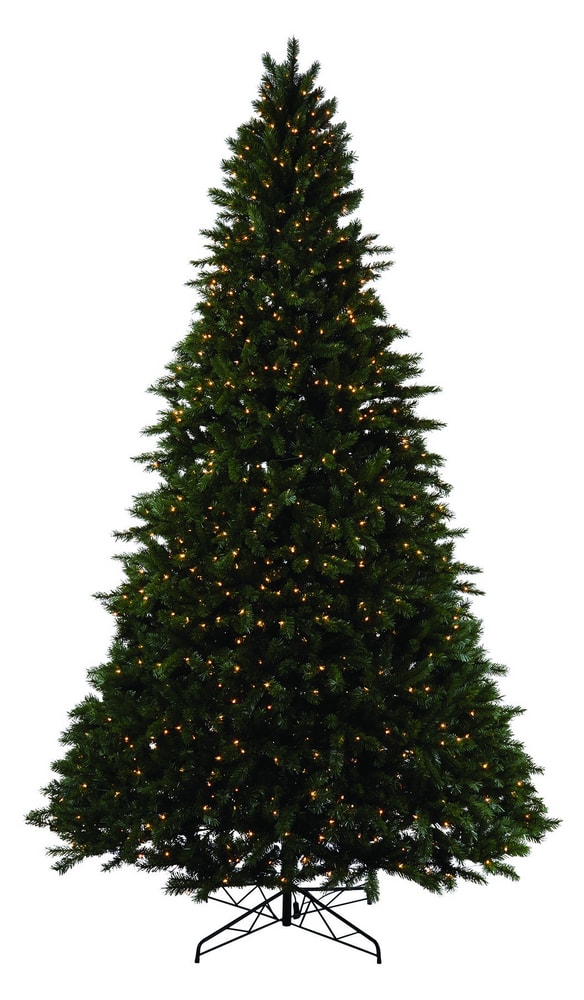 12 foot pre lit christmas tree