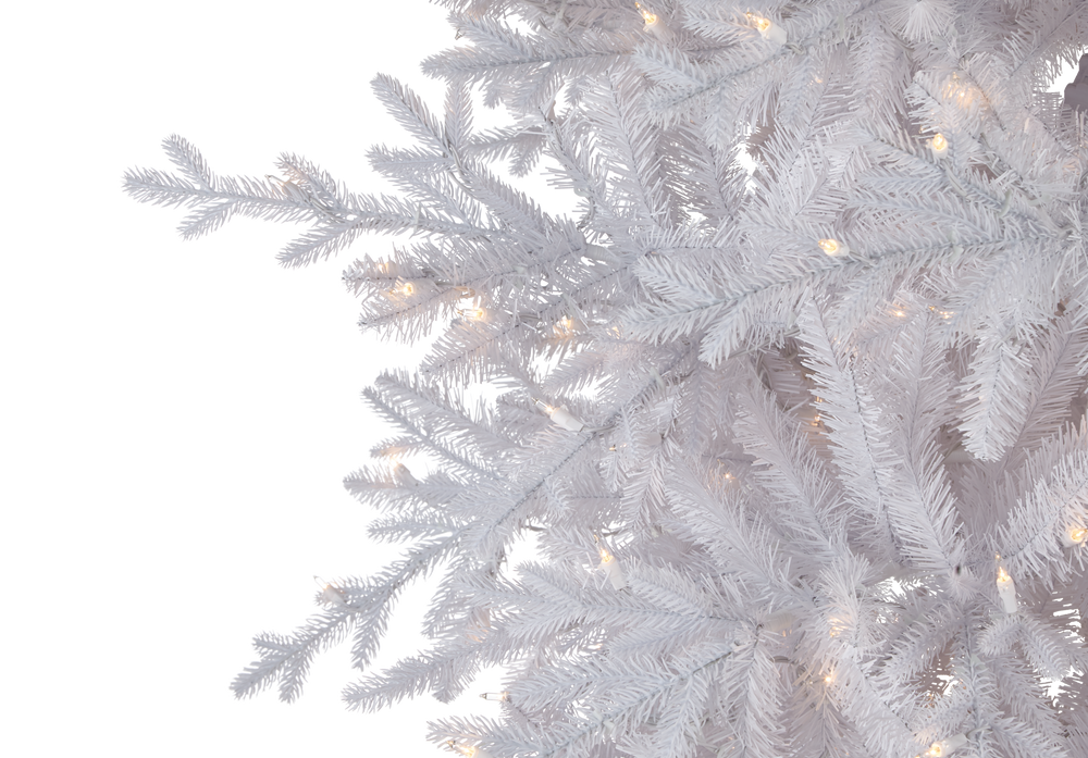 NOMA PreLit Pine Christmas Tree with Tree Stand, 1250 Incandescent