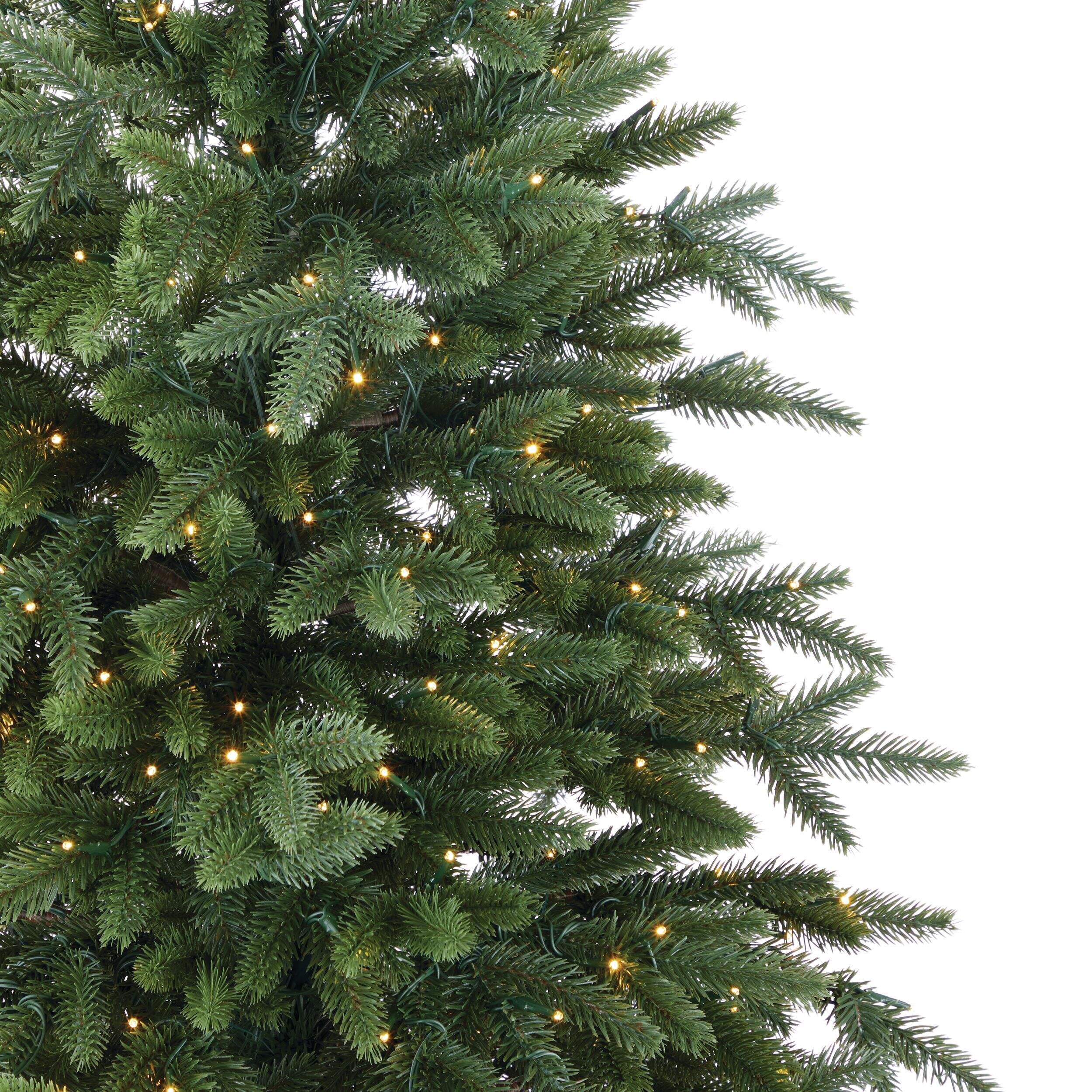 NOMA PreLit LED Maine Christmas Tree, Warm White Lights, 7ft