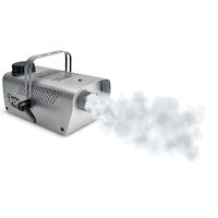 Mini machine à brouillard à base d'eau Gemmy avec lumière à DEL 400 W, argenté, 12 1/4 cm, décoration d'intérieur et d'extérieur pour l'Halloween