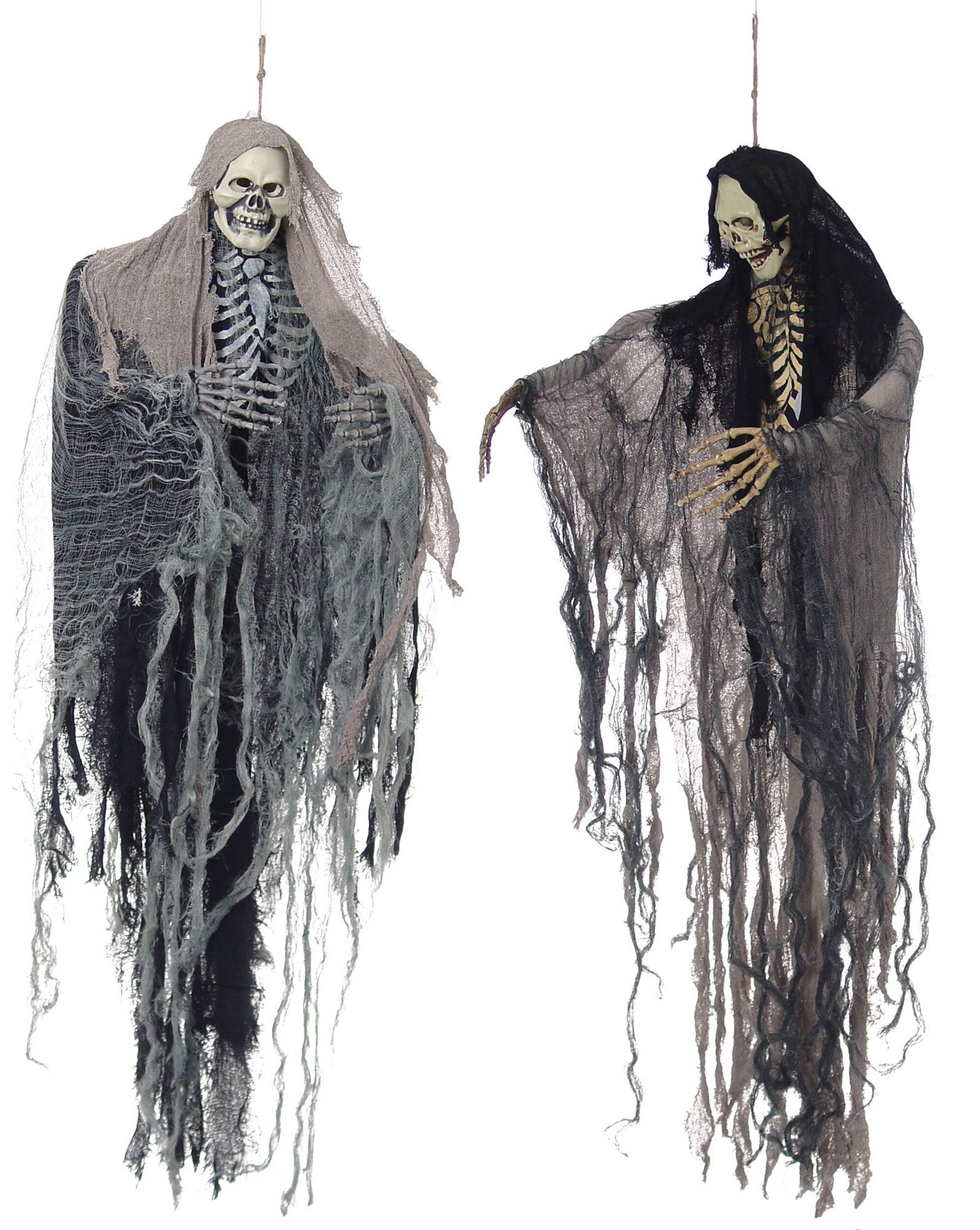 Squelettes d'Halloween à suspendre, 44 po, variés Front_Flat