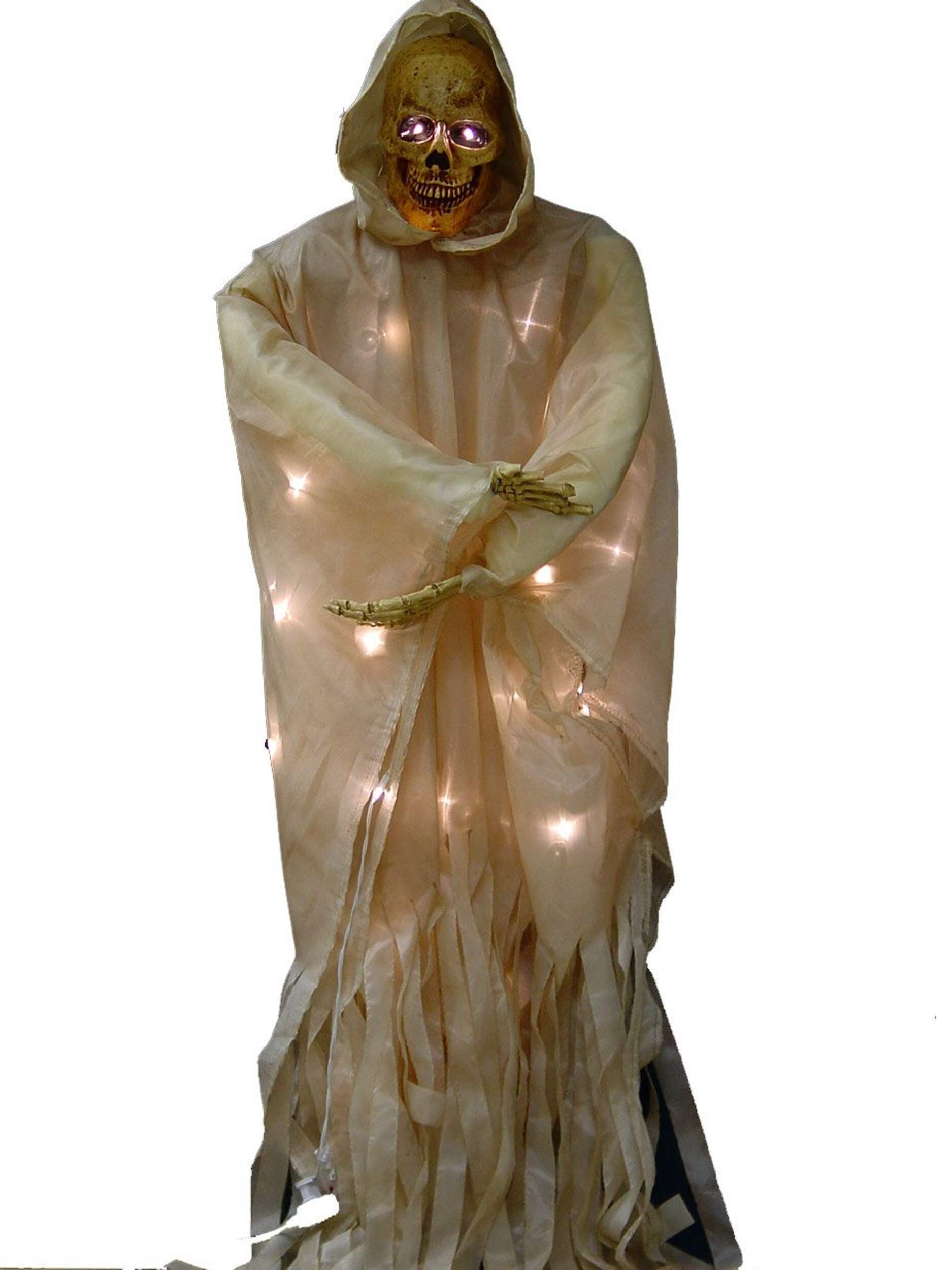 Pre-Lit Hanging Skeleton, 60-in Front_Flat