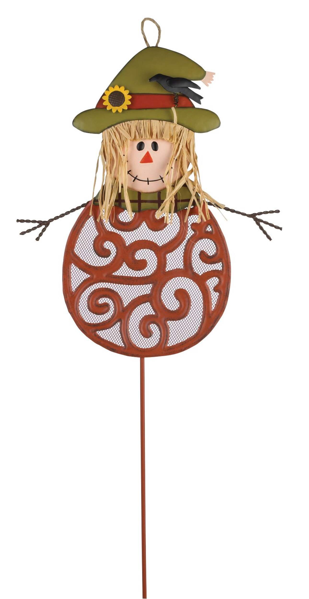 Metal Scarecrow Stake, 36-in Front_Flat