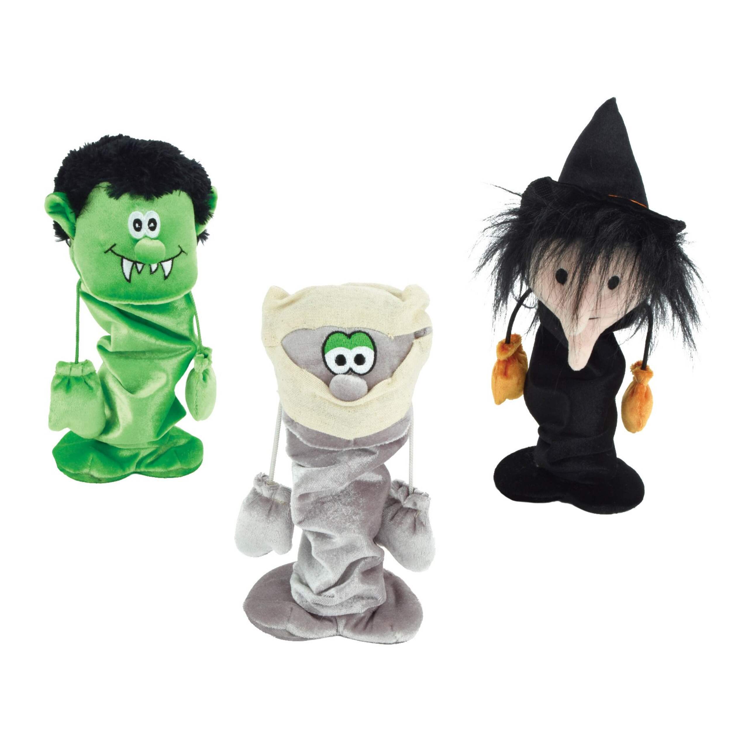 Hop N' Pop Animated Halloween Characters, 8-in, Assorted Front_Flat