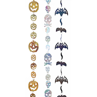Holographic Halloween Icon Garland, 8-in, Assorted CloseUp