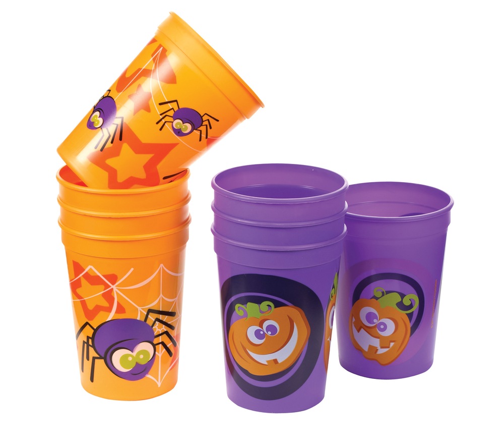Plastic Halloween Cups, 4pk, Assorted Canadian Tire