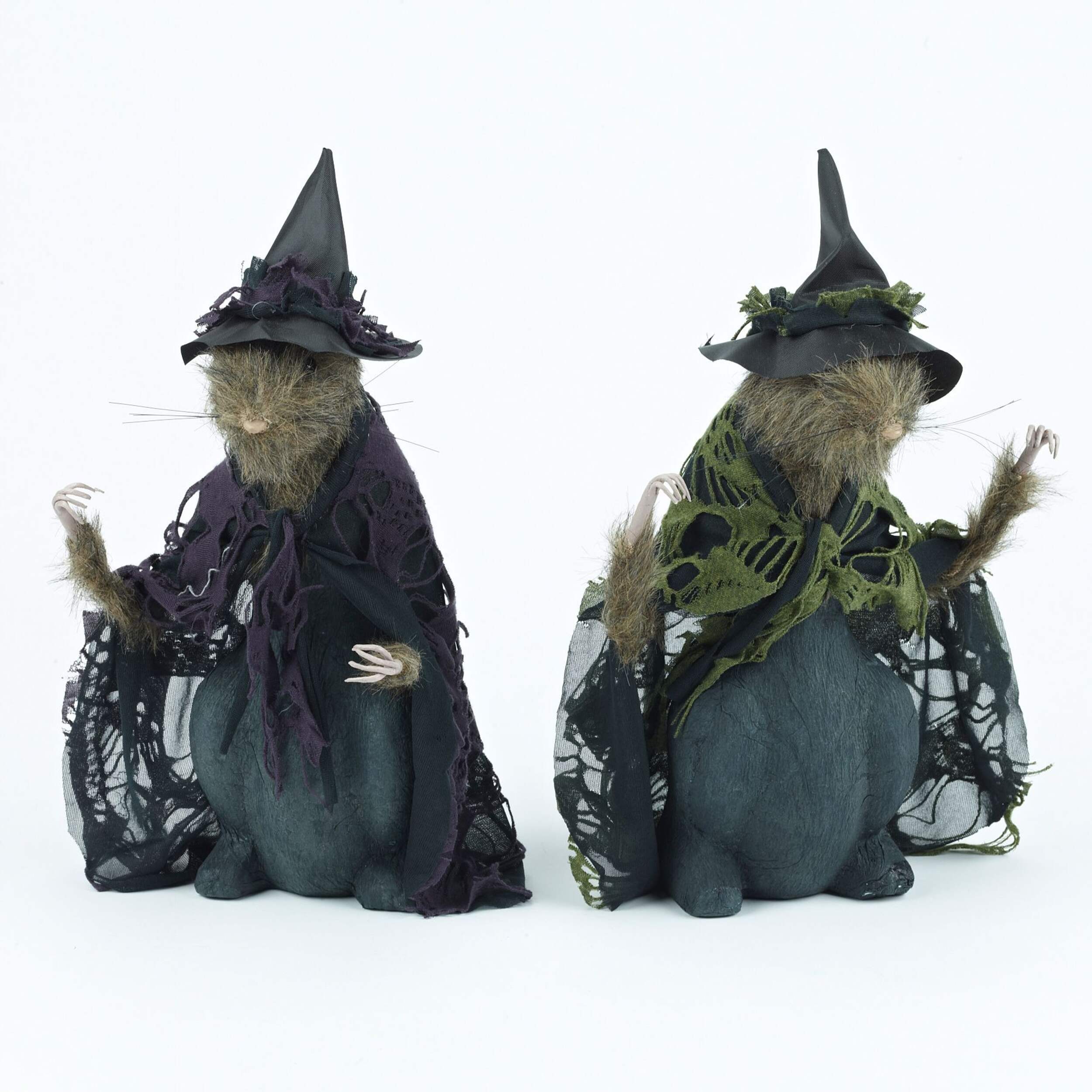 Halloween Witch Mice, 12-in, Assorted Front_Flat