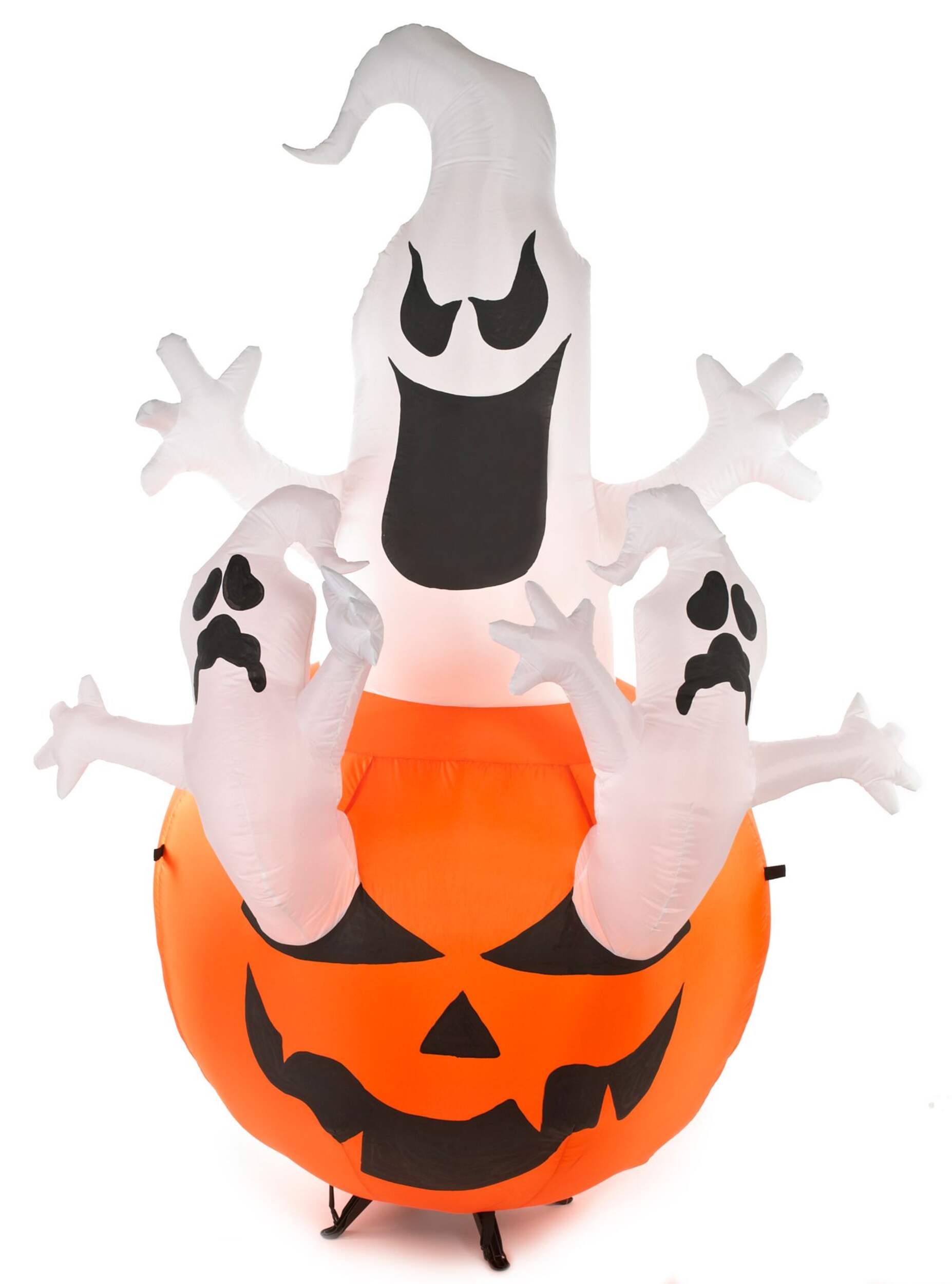 Airblown Colour-Changing Ghosts Halloween Inflatable, 7-ft Front_Flat