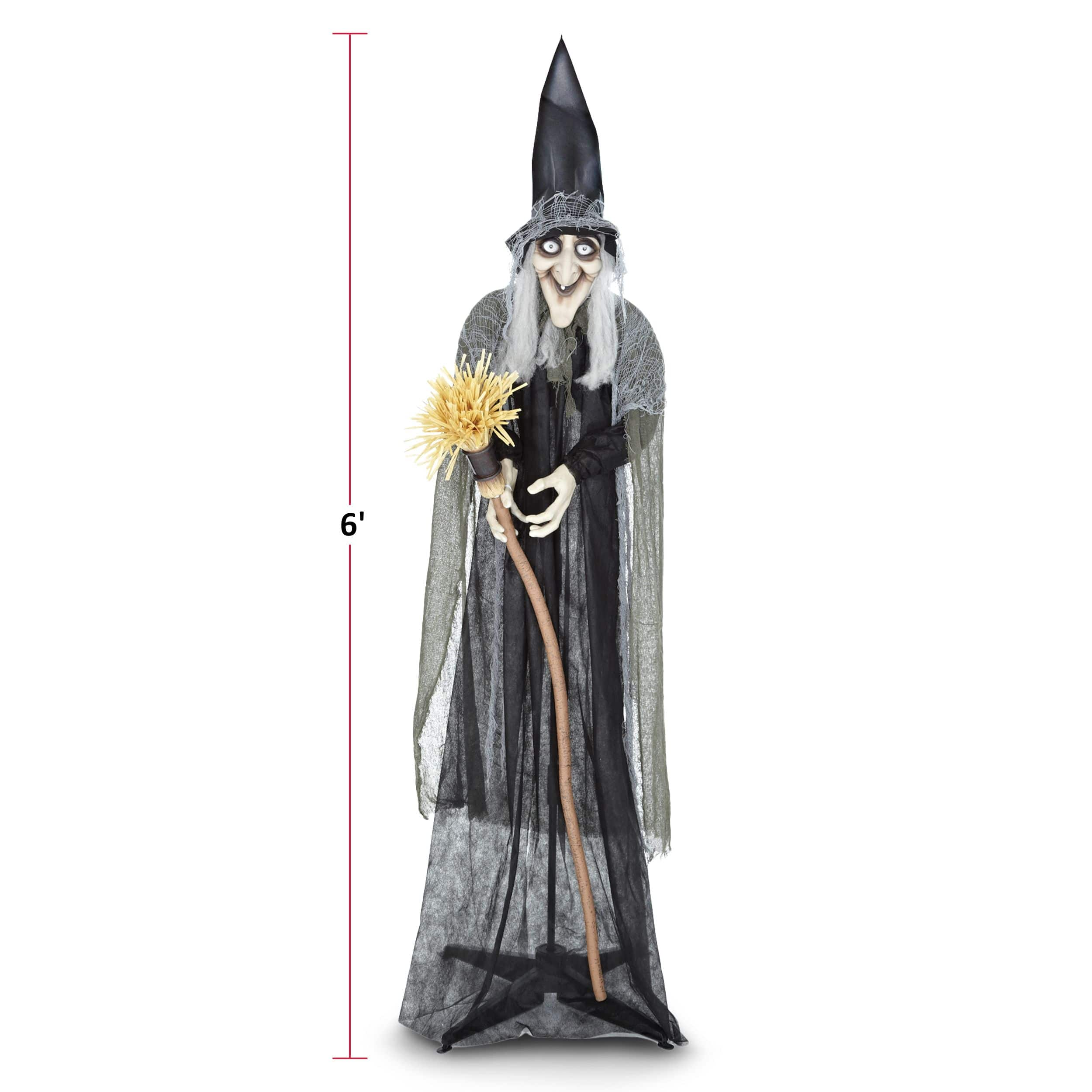 6FT MOONLIT hotsell MAGIC LED ANIMATED WITCH